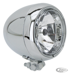 GZP Chrome 4.5" Torpedo headlight H4