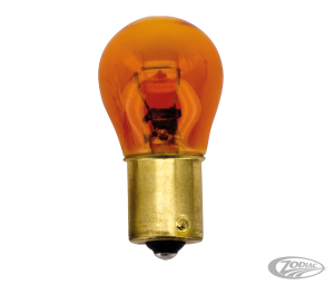 GZP Amber glass bulb BA15S 1156 socket (DE)