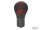 GZP Red glass bulb BA15S 1156 socket