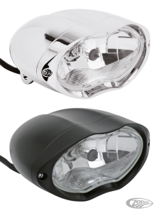 GZP Chrome Sunray headlight DOT 12V 55/6