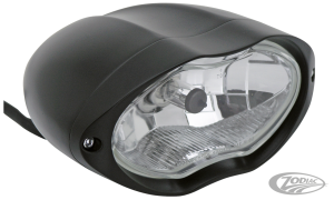 GZP Black Sunray headlight DOT 12V 55/66