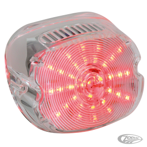 GZP LowPro H-D LED taillight clear lens