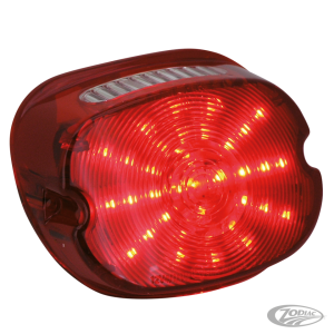 GZP LowPro H-D LED taillight red lens E-