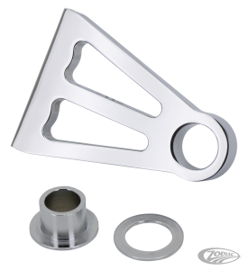 GZP Chr.Side mount only w/hardware f/lic