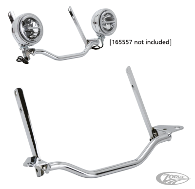 Chr spotlamp mounting bar FL68-84 (DE)