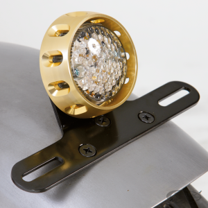 GZP Brass RII LED taillight w/license br