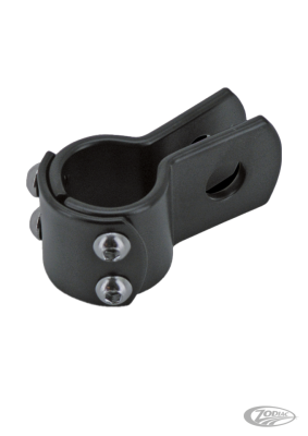 GZP Black Three piece clamp 1-1/8"