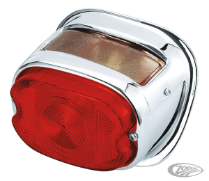 GZP Taillight H-D style 55-72 chrome