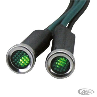 GZP LED indicator light Green lens stain (DE)