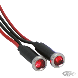 GZP LED indicator light Red lens stainle (DE)