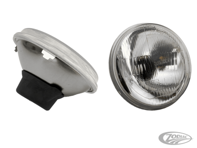 GZP Headlight unit H4 W/O bulb 5.50"