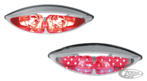 GZP Sky Hawk taillight 2 bulbs red lens