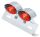 GZP Dual mini cateye taillight w/lic.brc (DE)
