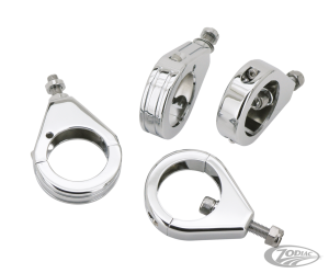 GZP Chrome alu 39mm clamp kit ball mille