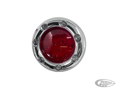 GZP Chr Duo led red lens deuce light