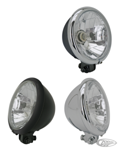 GZP Classic 5.75" headlight black w/chro (DE)