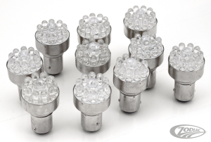 GZP 10pck LED bulb 12V amber dual (DE)