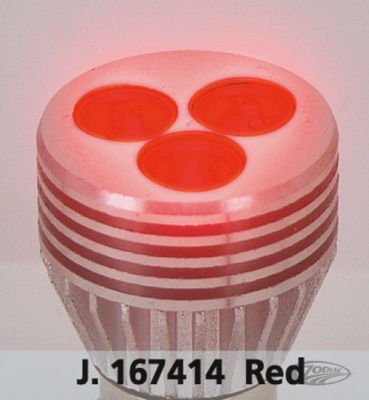 GZP SINGLE FM-3 LED BULB RED BA15S (DE)