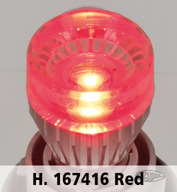 GZP SINGLE FPR-1 LED BULB RED BA15S (DE)