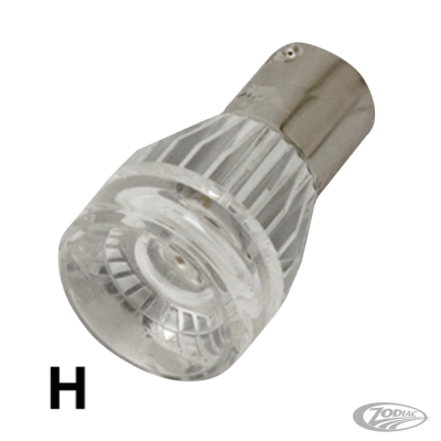 GZP SINGLE FPR-1 LED BULB RED BA15S (DE)