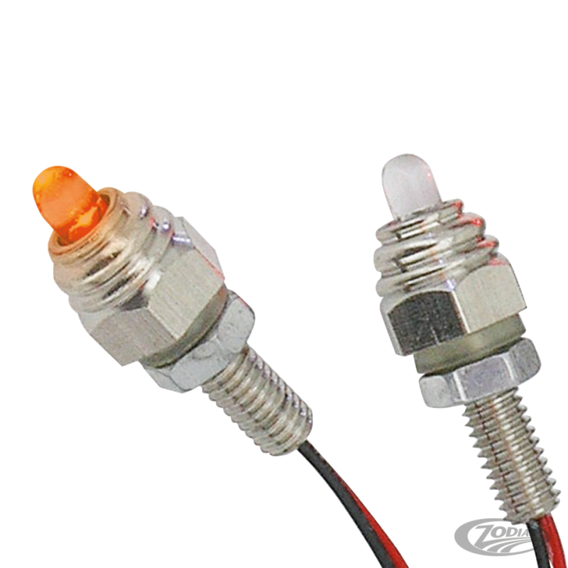 GZP Pair amber LED M6 stud lights (DE)