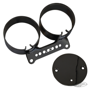 GZP Blk dual gauge mnt brckt XL/FXR95-05 (DE)