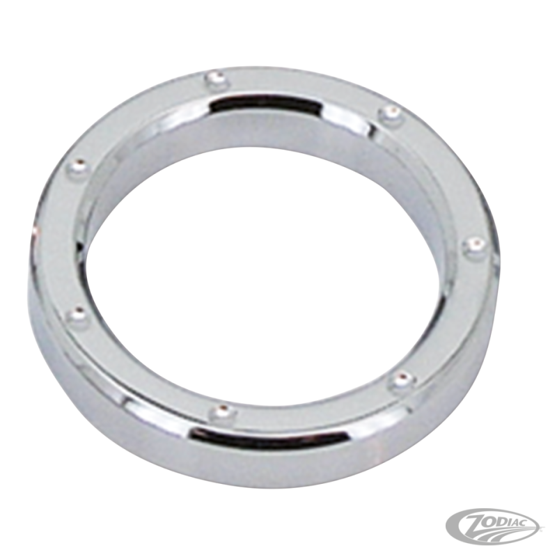 GZP Chrome Dimpled billet instr bezel 2" (DE)