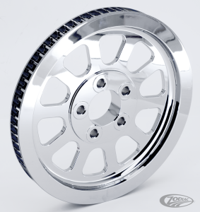 GZP Chrome 8-Spoke 66T 20mm belt sprocke