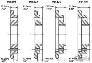 GZP 24T chain sprckt 1/2"OffS 6-Sp 06-UP (DE)