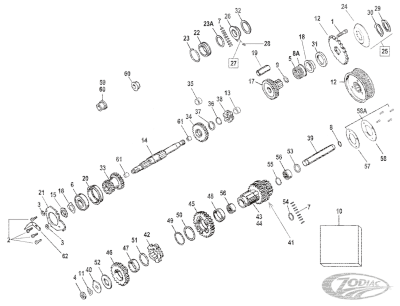 Mainshaft gear spacer BT37-77 #35171-37 (DE)