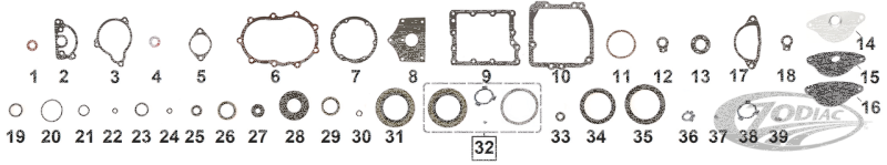 GZP Mainshaft seal 4-speed 1982-1986 (DE)