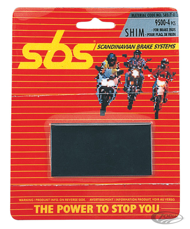 SBS anti vibration brake pad shim (DE)