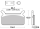 SBS HF Brake pads FLHS/FLT/FLHT 86-99 RR (DE)