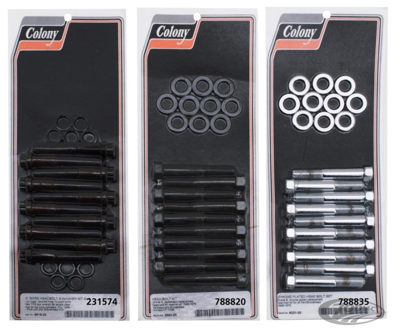 Big Bore headbolt kit blk BT48-84 (DE)