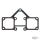 Steel Rocker Cvr gasket set Shovel 66-84 (DE)