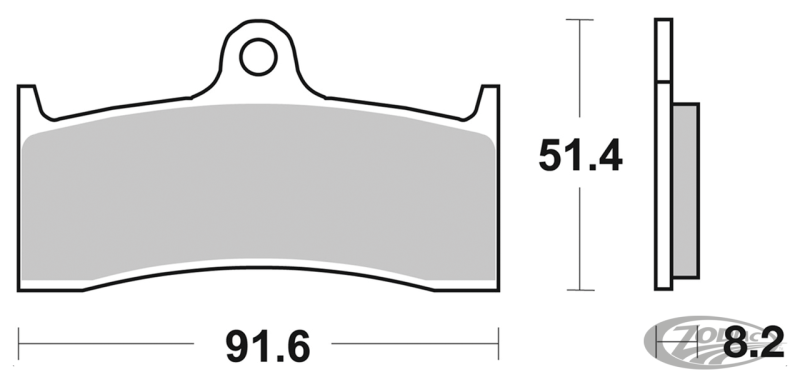 SBS HF Front brake pads Buell 98-02 (DE)