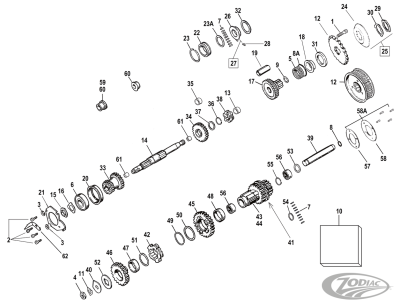 Oil Deflector Main Drive Gear BT37-64 (DE)