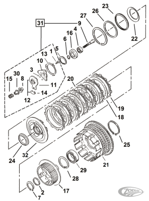 Ball bearing, clutch XL84-90 (DE)