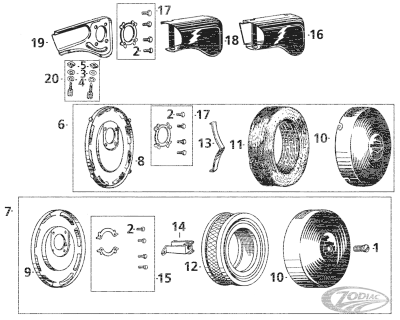 Colony air intake hardware kit 36-57 (DE)
