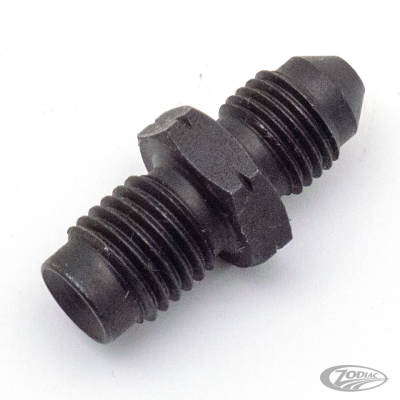 Black SS Brake line adapt. M10x1.25 3/8 (DE)