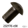 50pck Black Round Head Rivet 3/16"x1/4" (DE)