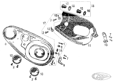 Inspection cover screw set 45CI prkrzd (DE)