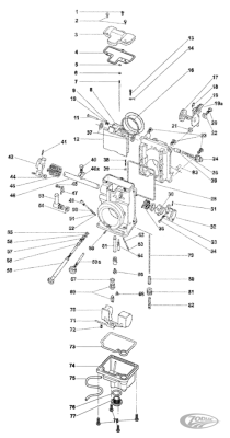Mikuni main jet #180 (DE)