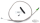 Clear Coated Clutch Cable Assy 07 61" (DE)