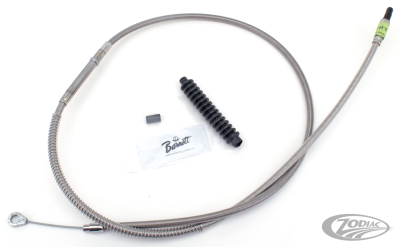 Clutch cable ClearCoated FXD06up L=64"