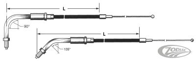 Barnett Black BT81 LN=43" 135° throttle (DE)