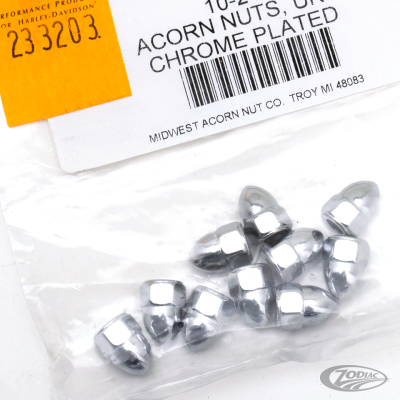 10pck Acorn nuts 10-24 (DE)