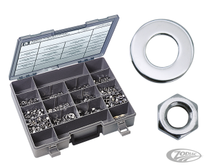 Ass. tray lock wash./hex nuts/flat wash. (DE)