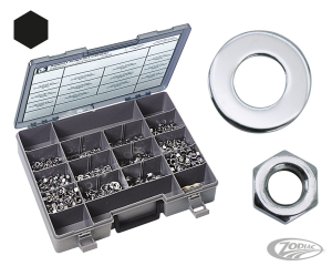 Ass. tray lock wash./hex nuts/flat wash.