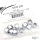 10pck Chrome nylock nuts 7/16-20 UNC